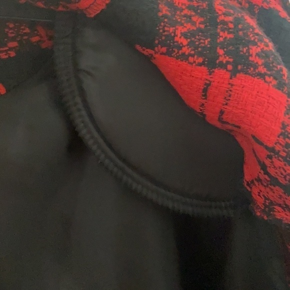 Studio C Vintage jacket blazer business casual black and red plaid size - Picture 8 of 16